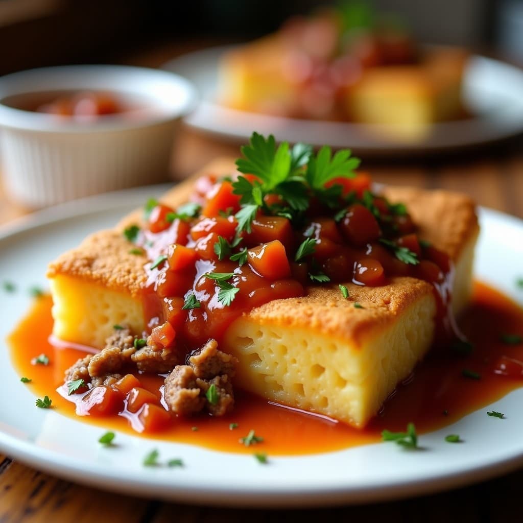 Pastel de Yuca y Carne Molida con Salsa Criolla: Receta Argentina Keto en Horno