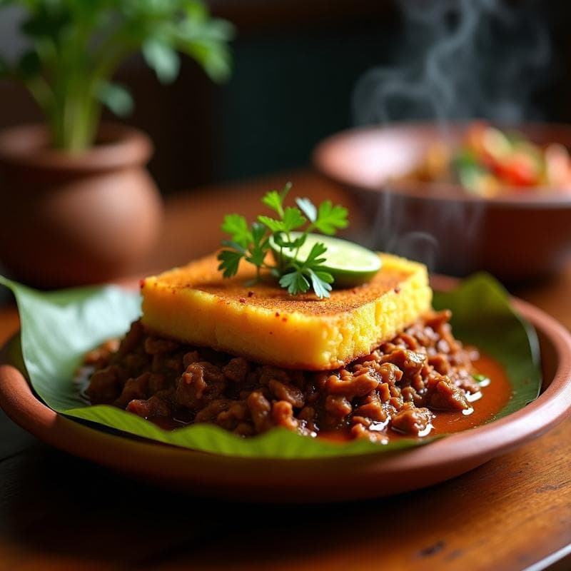 Pastel de Yuca y Carne de Res con Toque de Achiote: Receta Venezolana en Olla Lenta