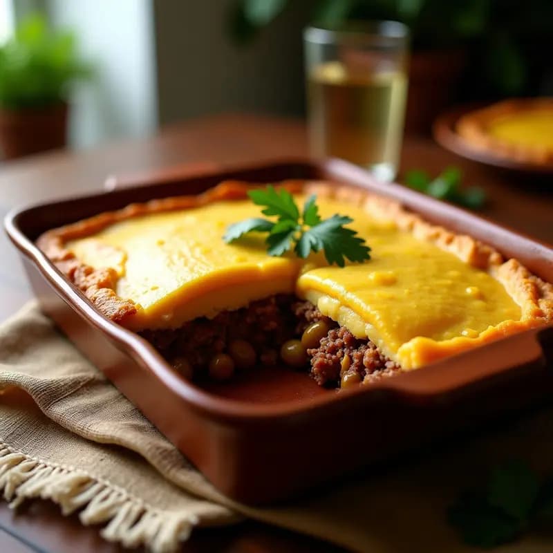 Pastel de Yuca y Carne de Soja Texturizada: Versión Vegana del Pastel de Carne Dominicano