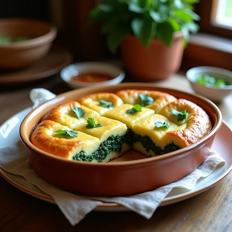 Pastel de Yuca y Espinacas: Receta Sin Gluten al Horno con Toque Colombiano