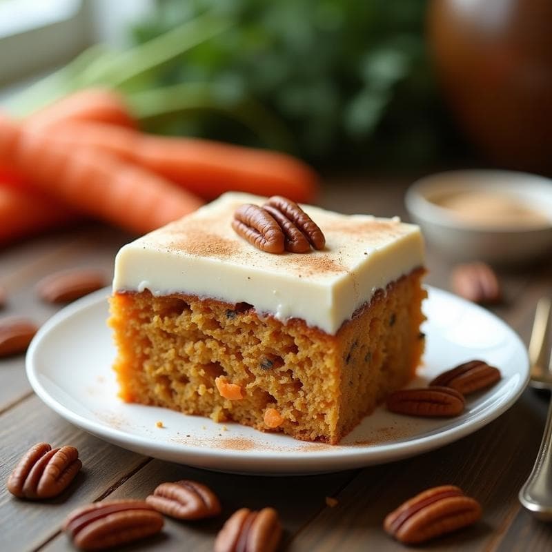 Pastel de Zanahoria y Nueces con Frosting de Anacardos: Postre Vegano Sin Azúcar Refinado