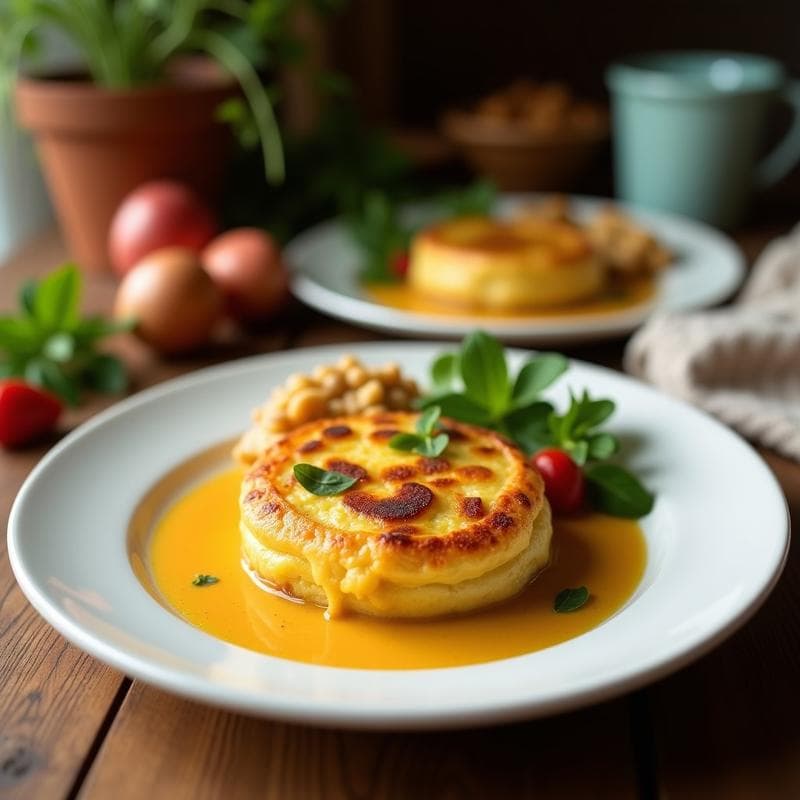 Pastel de Zucchini y Queso de Castañas con Costra de Semillas de Chía: Receta Vegana en Thermomix