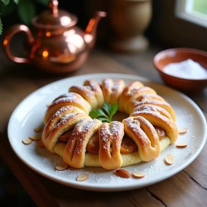 Pastela de Pollo y Almendras: Receta Marroquí Dulce-Salada en Hojaldre Sin Gluten