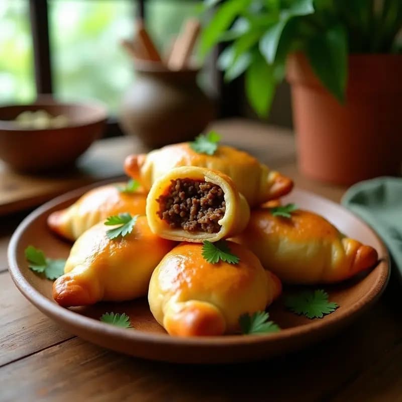 Pastelito de Carne y Papa con Masa de Yautía: Receta Dominicana Sin Gluten