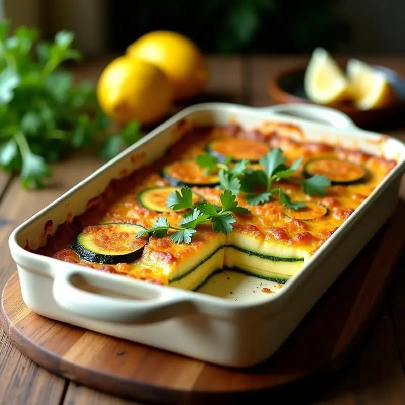 Pasticcio de Calabacín y Ricotta: Receta Turks y Caicos Sin Gluten en Thermomix