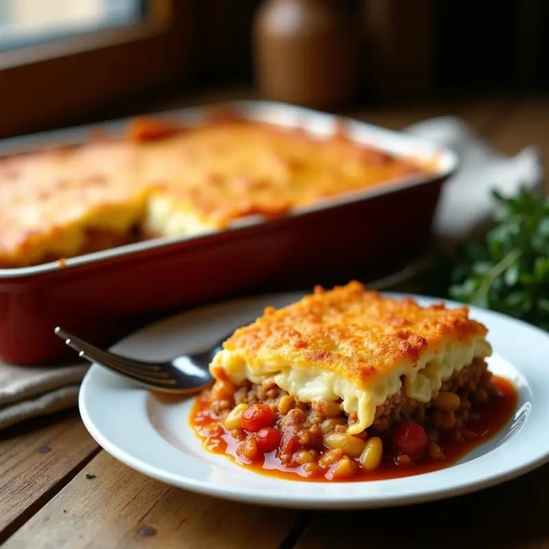 Pasticcio de Espaguetis y Salsa Bechamel: Receta Griega de Horno con Toque Crujiente