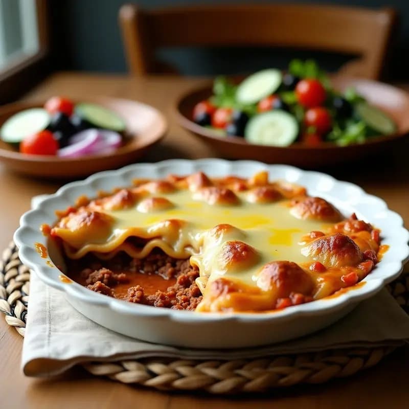 Pasticcio Griego de Pasta con Carne y Bechamel de Almendras: Receta al Horno Sin Lactosa