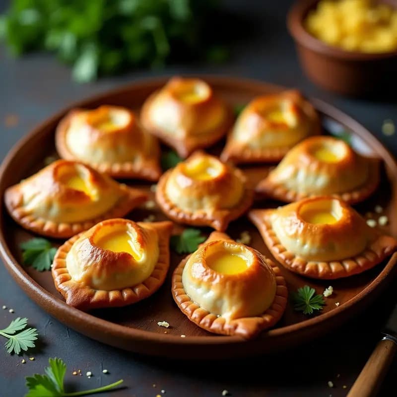 Pastiés Argentinos de Carne y Queso Tybo: Empanadas Crujientes al Horno