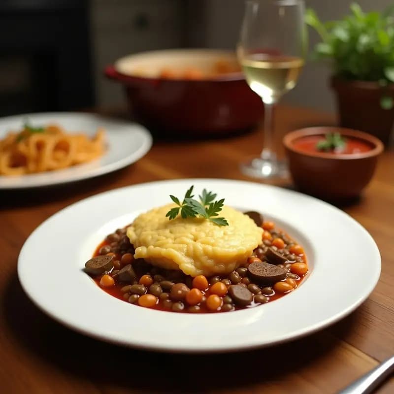 Pastitsio Griego de Lentejas y Berenjena: Lasaña Sin Pasta y Sin Lácteos