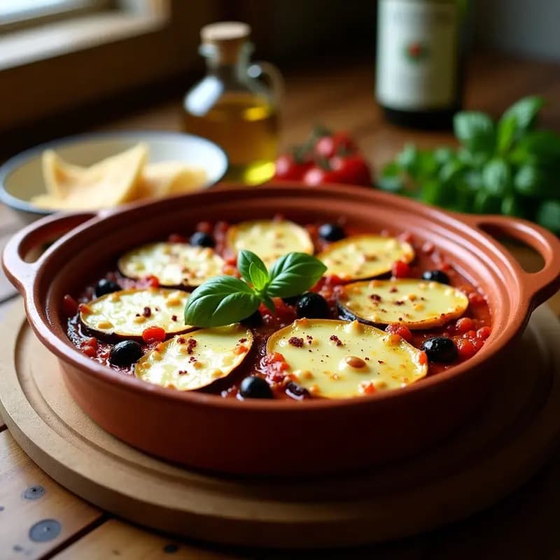 Pasto al Forno con Berenjenas y Queso Pecorino: Receta Siciliana en Horno Sin Pasta