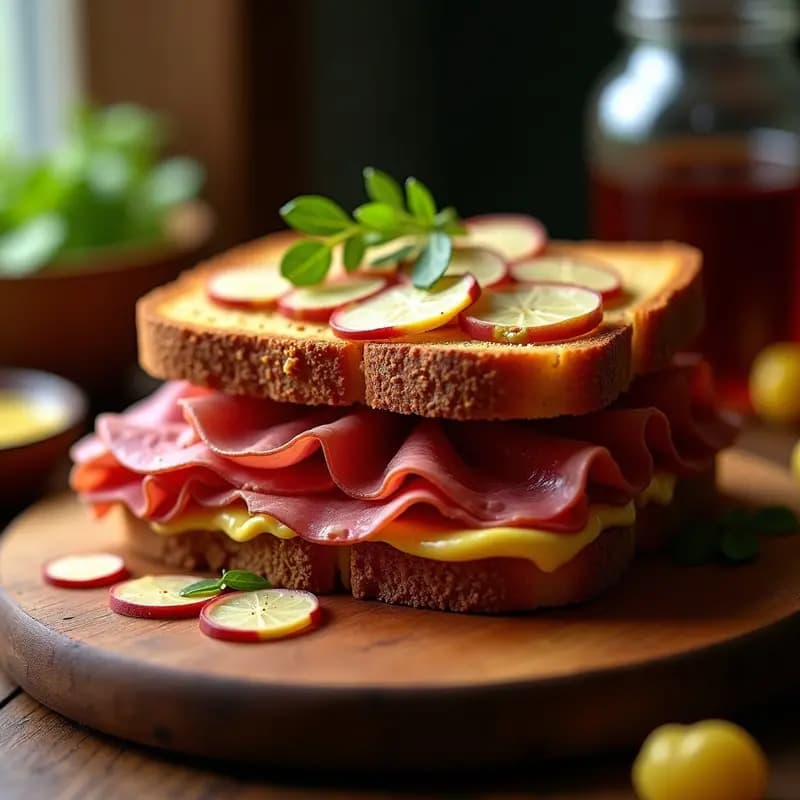 Pastrami de Res con Especias Ahumadas: Receta Rumana para Sándwich Gourmet