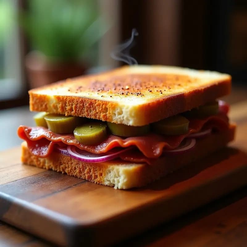 Pastrami de Tofu Ahumado con Pan de Centeno: Receta Vegana de Inspiración Judía