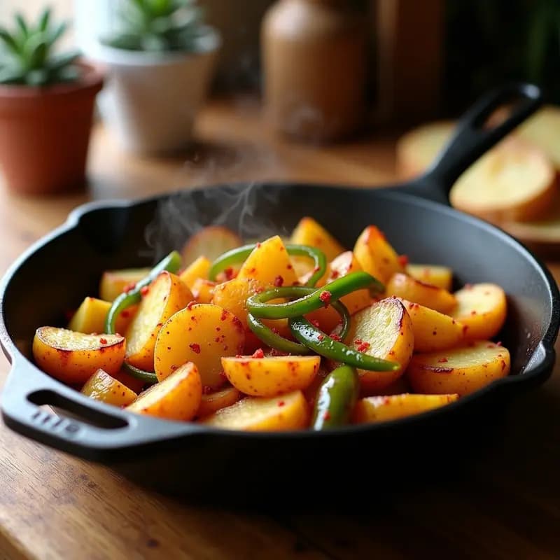 Patata a lo Pobre: Receta Andaluza con Pimientos y Cebolla