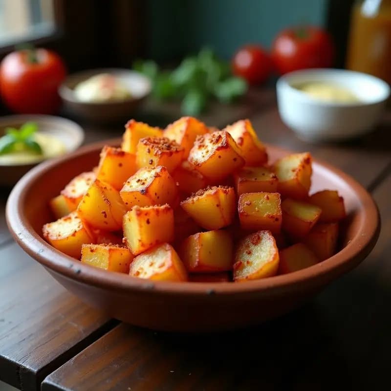 Brava con Salsa Casera y Alioli: Tapa Madrileña con Truco para que no se Corte