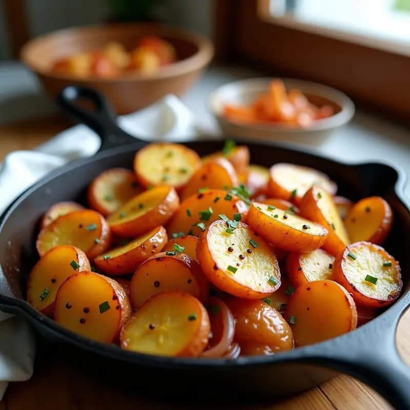 Patatas a lo Pobre con cebolla y pimentón: Receta de Acompañamiento Humilde y Sabrosa
