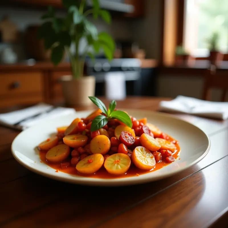 Patatas a lo Pobre con Chorizo y Pimiento: Receta Andaluza Sabrosa y Económica