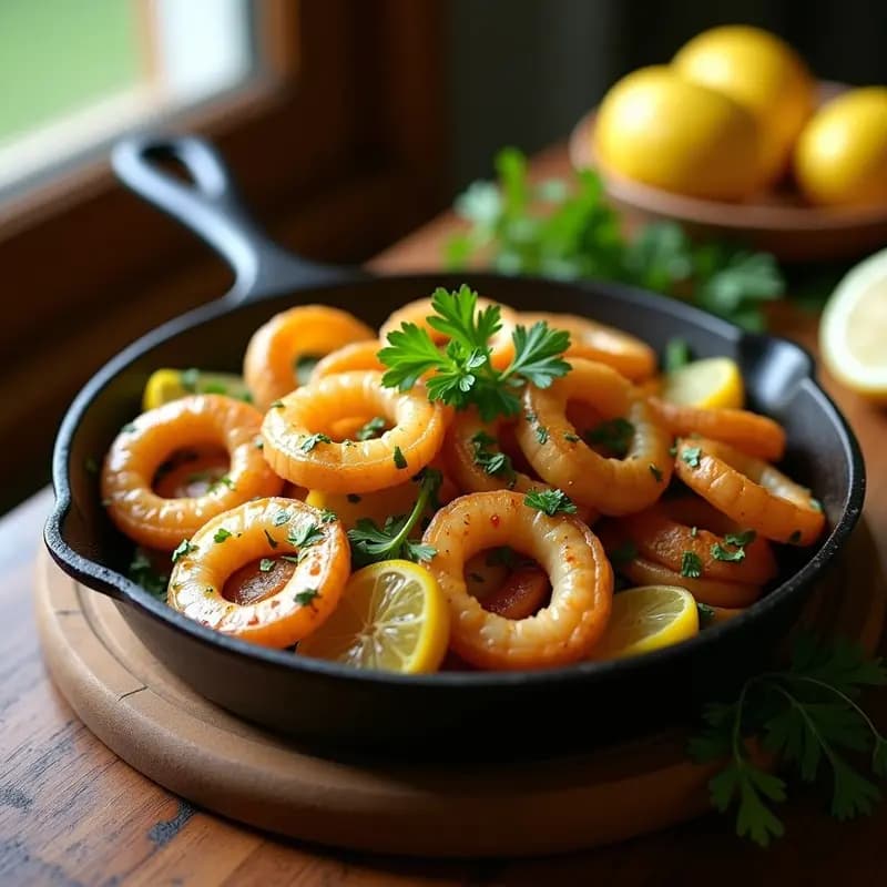 Patatas a lo Pobre con Calamares: Receta Costera Andaluza Fácil
