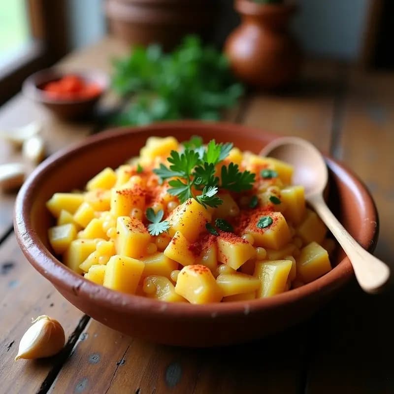Patatas Revolconas con Pimentón y Ajo: Acompañamiento Extremeño en 20 Minutos