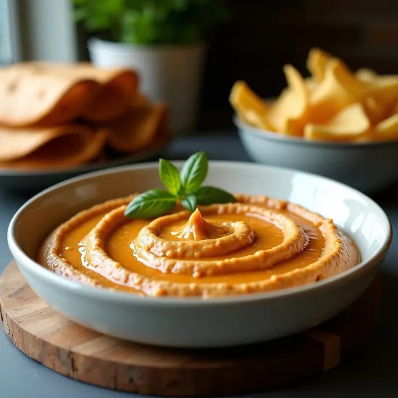 Paté de Berenjena Ahumada y Tahini: Dip Libanés Vegano y Rico en Omega-3