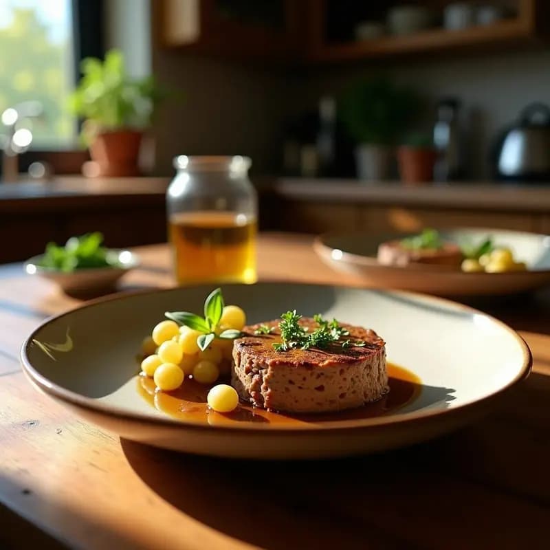 Paté de Olive Noir y Alcaparras con Aceite de Oliva Virgen: Receta Francesa Baja en Calorías