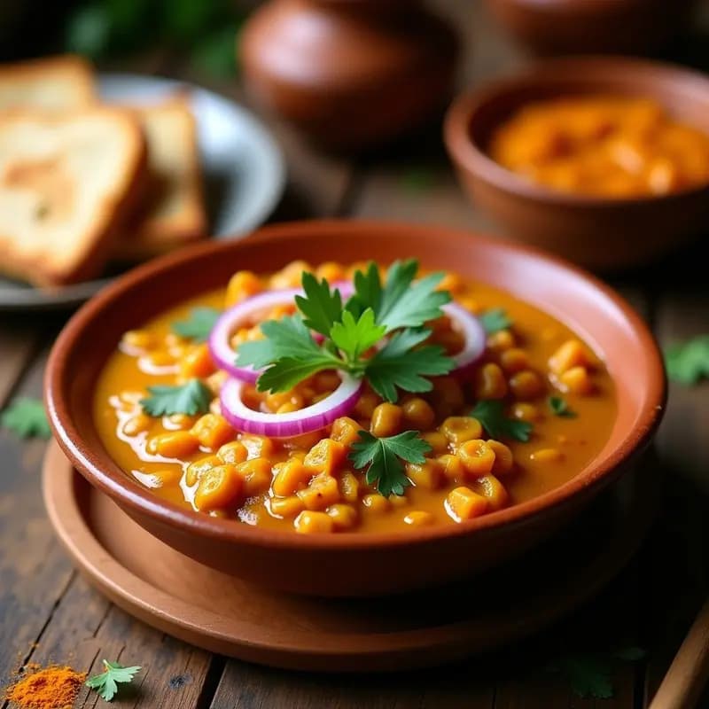 Pav Bhaji: Receta Callejera de Mumbai con Pan Integral y bajo en Grasa