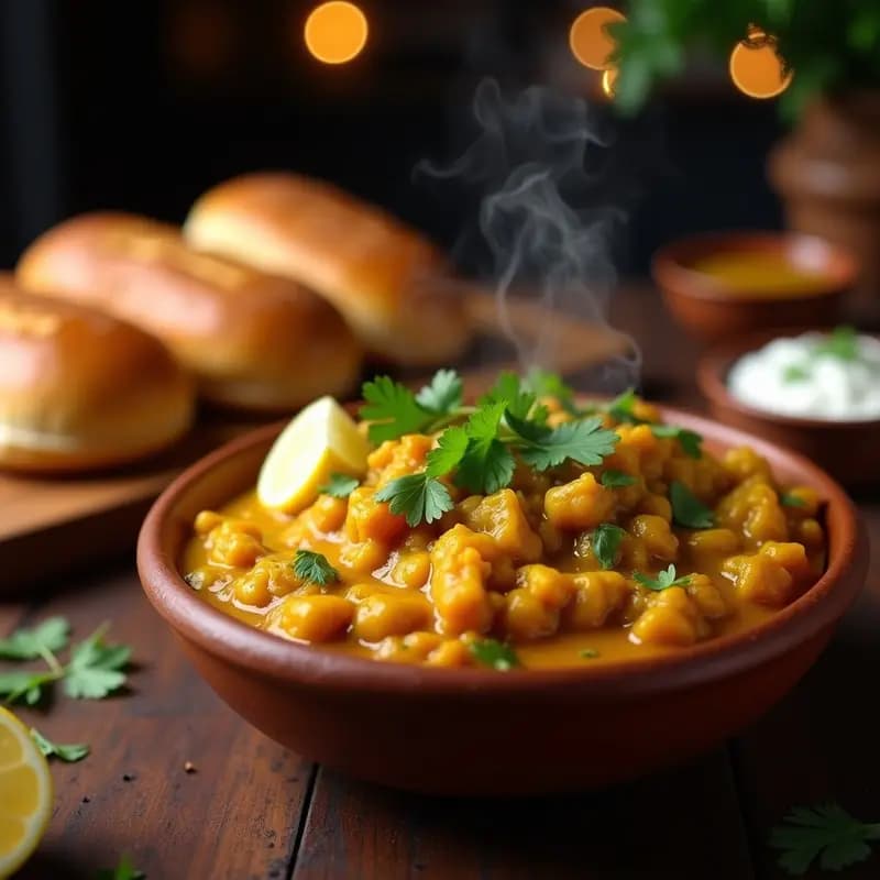 Pav Bhaji con Pan de Hamburguesa: Receta Indiana Callejera en Olla Exprés