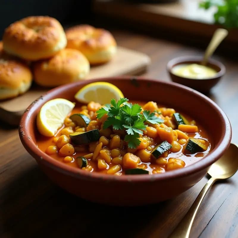 Pav Bhaji Indio con Panecillos de Coliflor: Receta Vegetariana y Baja en Carbohidratos