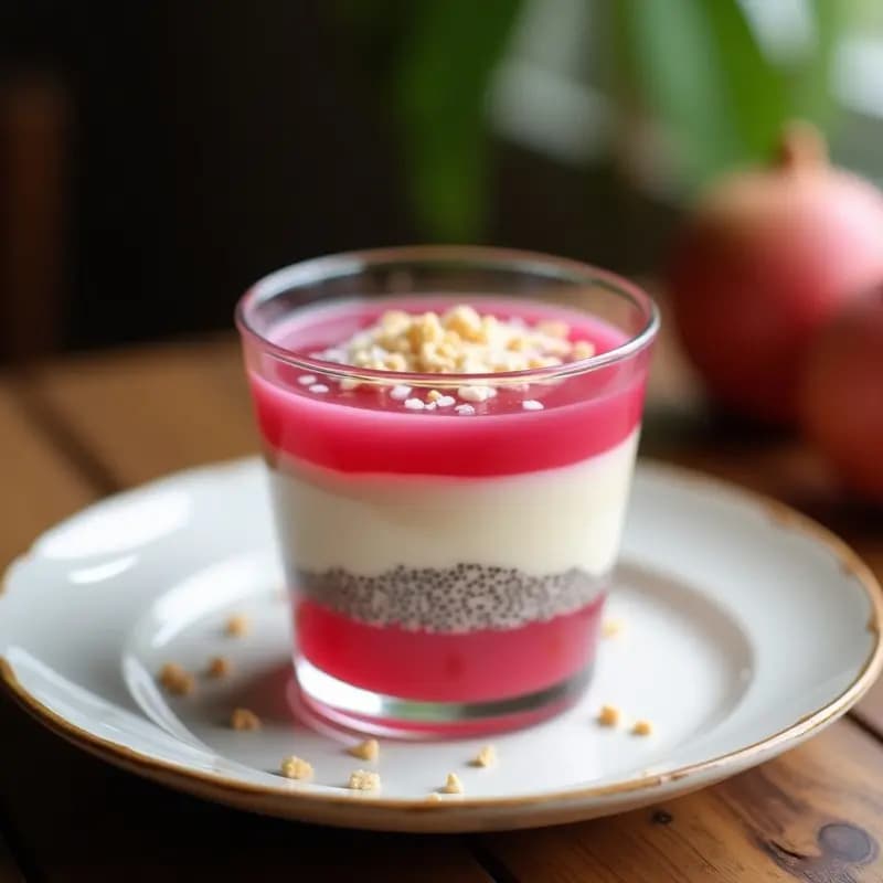 Pavin de Guayaba y Queso Crema de Anacardo: Postre Colombiano Sin Lactosa