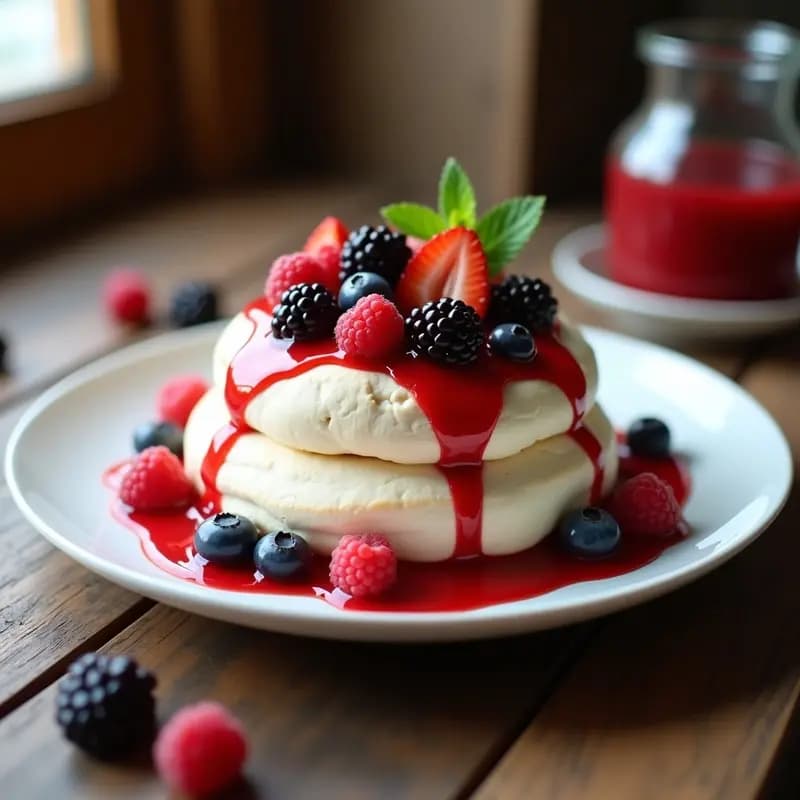 Pavlova de Frutos Rojos y Crema Chantillí: Postre Neozelandés Sin Horno