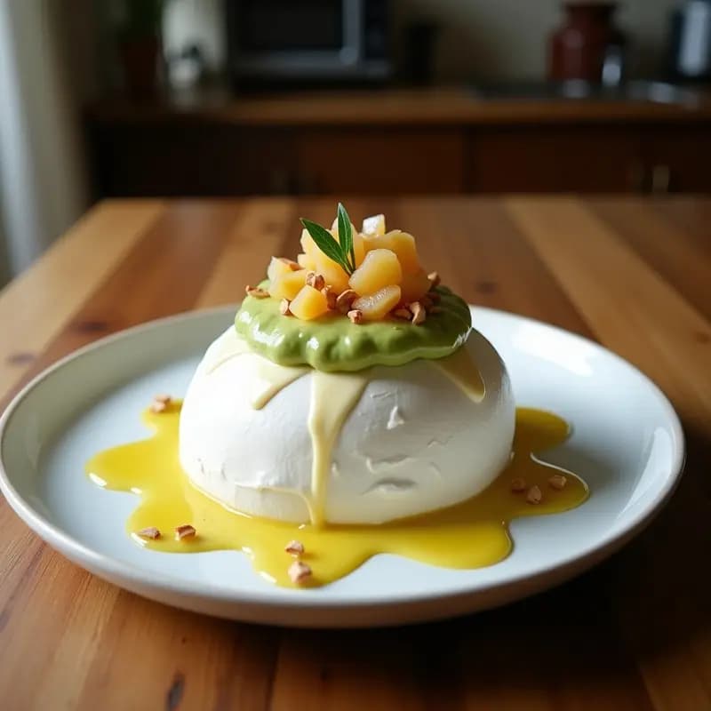 Pavlova de Maracuyá y Cocos con Crema de Aguacate: Postre Australiano Sin Gluten
