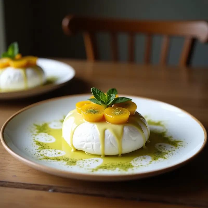 Pavlova de Maracuyá y Merengue de Matcha: Postre Neozeolandés Sin Gluten y Colorido