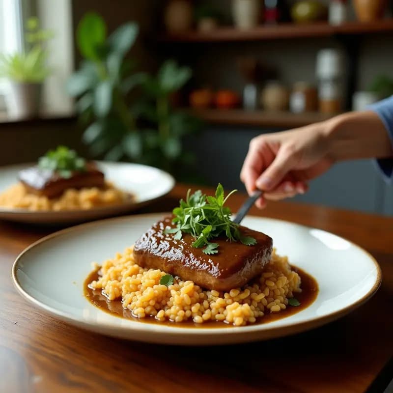 Pavo al Mole Poblano con Arroz Salvaje: Receta Mexicana Tradicional y Sin Gluten