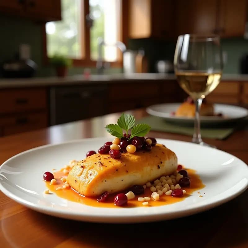 Pavo Relleno de Arroz Salvaje y Cranberries: Receta Americana de Acción de Gracias