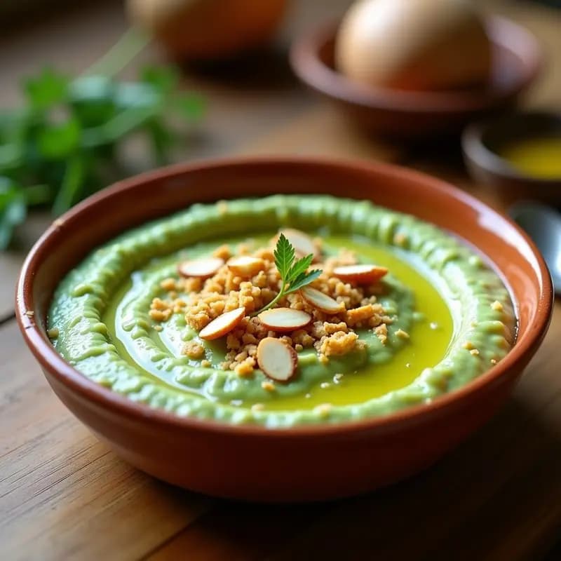 Pazioni e Fave: Puré de Habas y Guisantes Siciliano Vegano con Toque Rústico