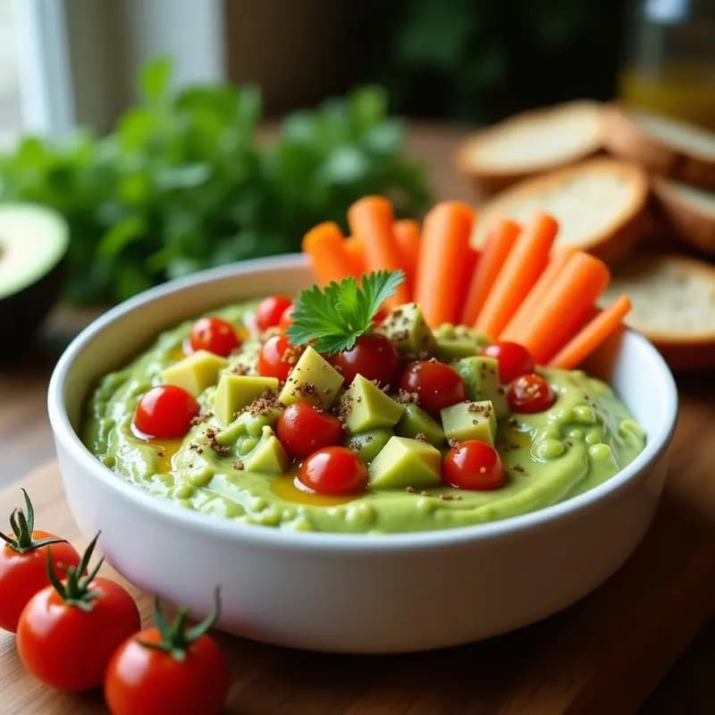 Pebre Chileno con Aguacate y Tomates Cherry: Salsa Fresca y Vegana para Aperitivos