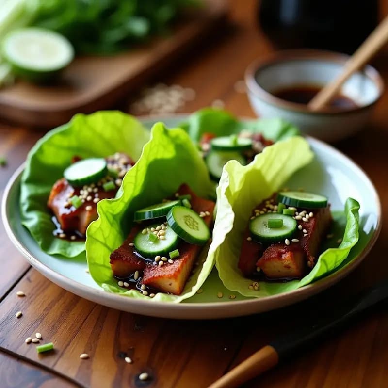 Pekín Duck Tacos con Hoisin y Pepino: Fusión China-Mexicana en 30 Minutos