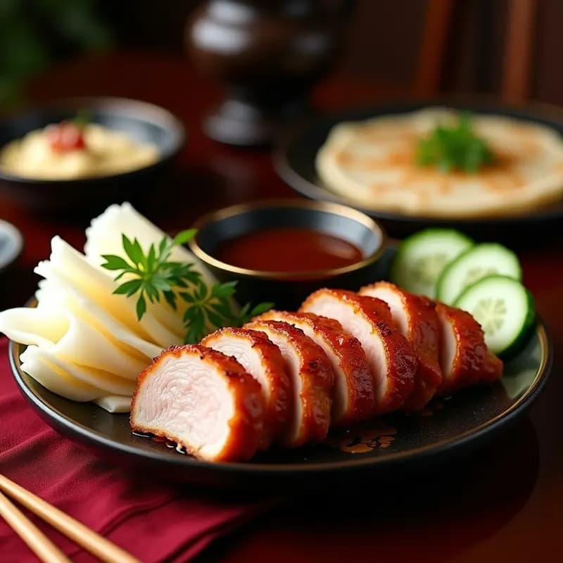 Peking Duck Chine con Crepes y Salsa Hoisin: Receta Clásica para Ocasiones Especiales