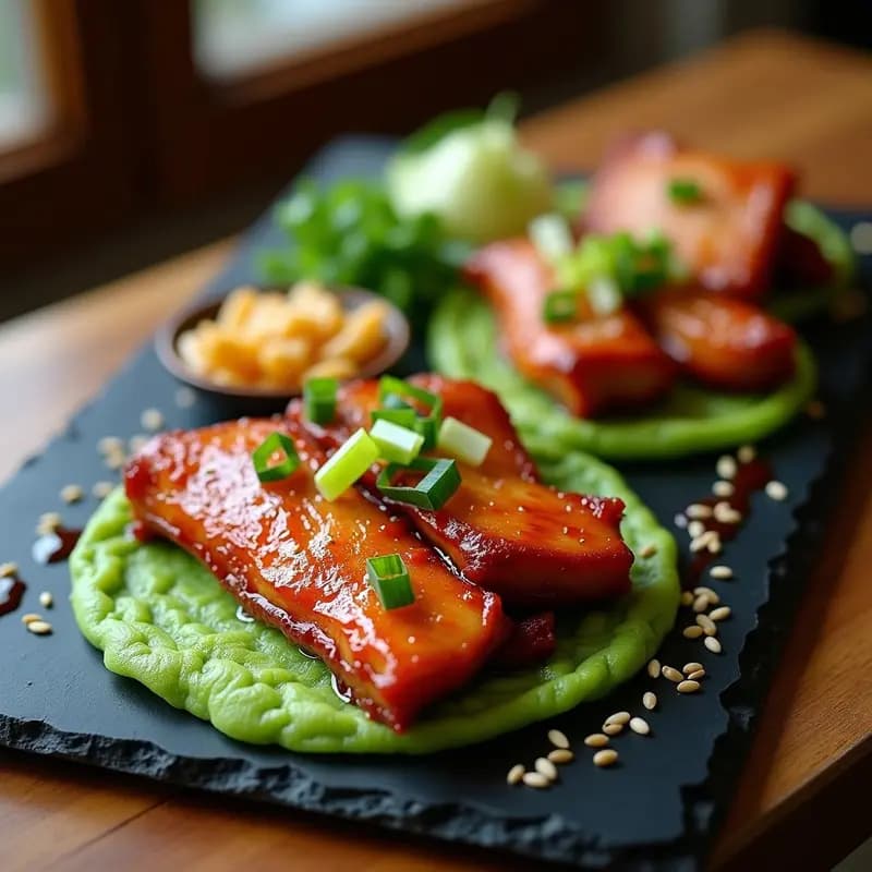 Peking Duck con Panqueques de Cebolla Verde: Receta China de Autor en Horno