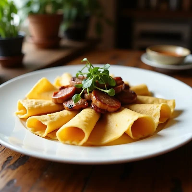 Peking Duck Vegano con Crepes de Arroz: Receta China Sin Carne con Jackfruit