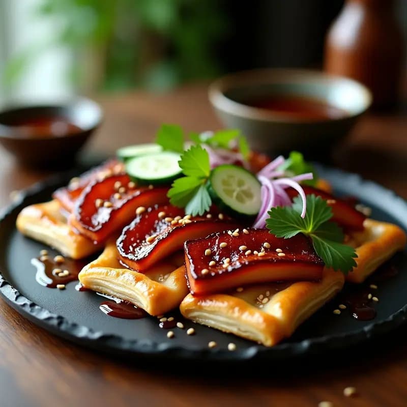 Peking Duck Vegano con Seitan y Hojaldre de Miso: Receta China para Impresionar en Cena