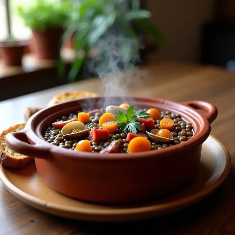 Pensamiento Gallego: Receta de Lentejas con Almejas Tradicional en 30 Minutos y Sin Complicaciones