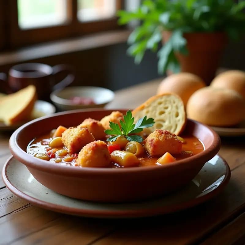 Pepitorias de Gallina: Receta de Aprovechamiento con Mollejas y Sesos