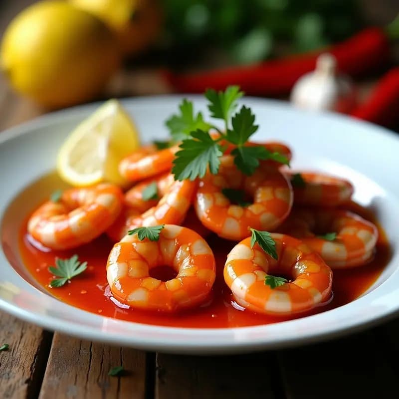 Peri-Peri de Gambas con Ajo y Cilantro: Receta Mozambicana Picante en 15 Minutos