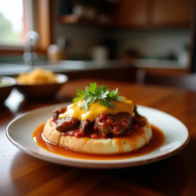 Perrito Caliente Gigante con Chucrut, Queso derretido y Salsa Barbacoa: Cheat-Meal Alemán en Pan Brioche