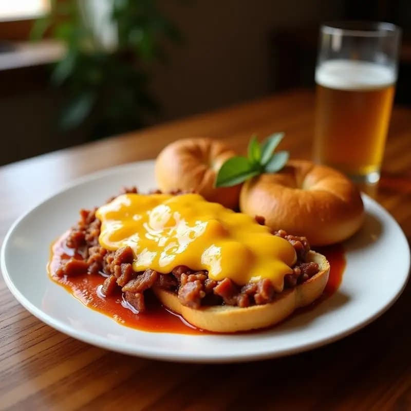 Perrito Caliente con Pan de Brioche Relleno de Pulled Beef y Queso Cheddar Derretido: El Rey de los Antojos