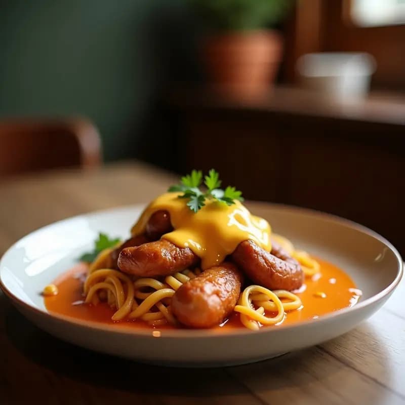 Perro Caliente Gigante con Salchichas Dobles Chili Cheese y Cebolla Crujiente: Receta para Devorar