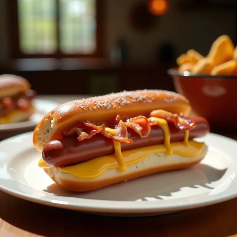 Perro Caliente con Pan de Donut: Receta Dulce-Salada para Antojos Extremos