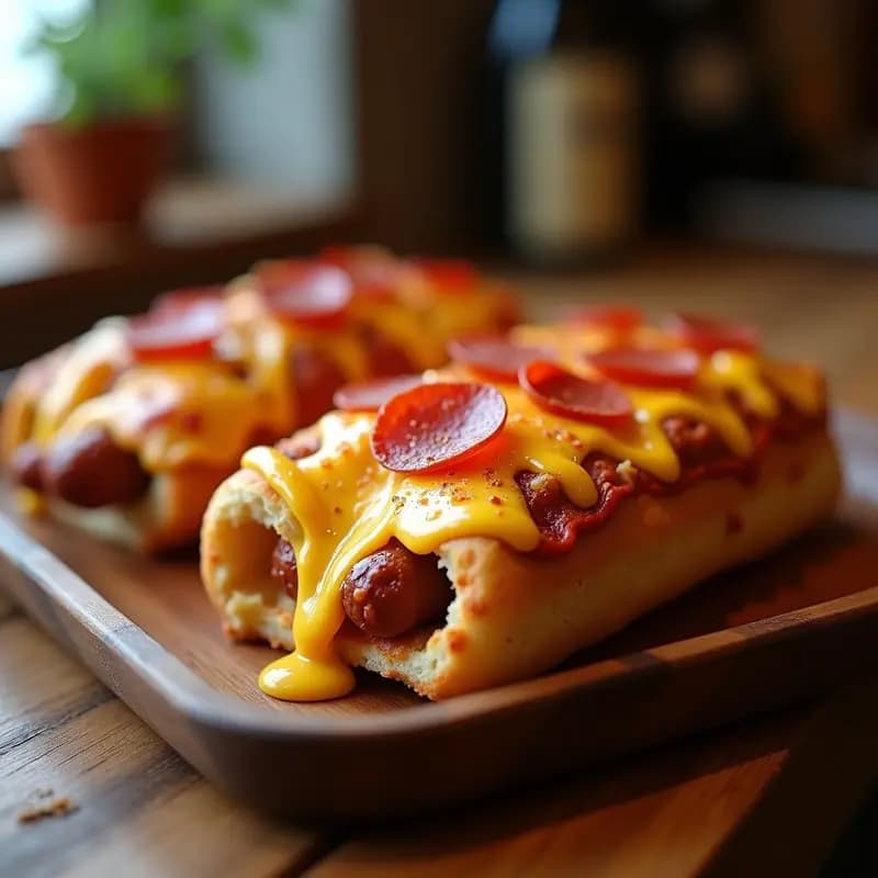 Perro Caliente con Pan de Pizza, Pepperoni y Queso Extra: El Híbrido que Revoluciona el Street Food