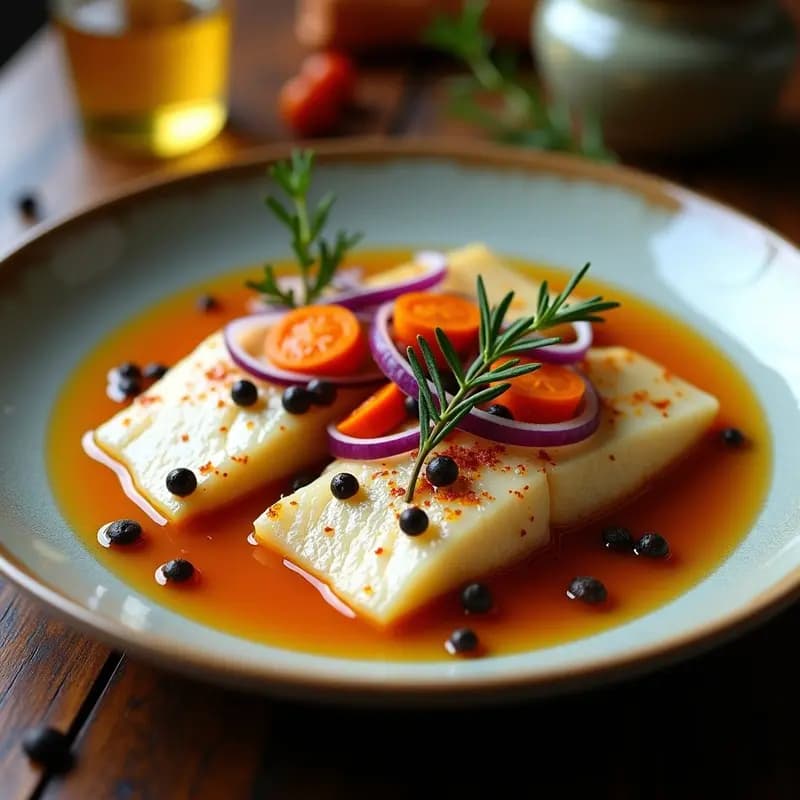 Pescado a la Escabeche Andaluza con Pimentón y Azafrán: Receta en Frío para Conservar