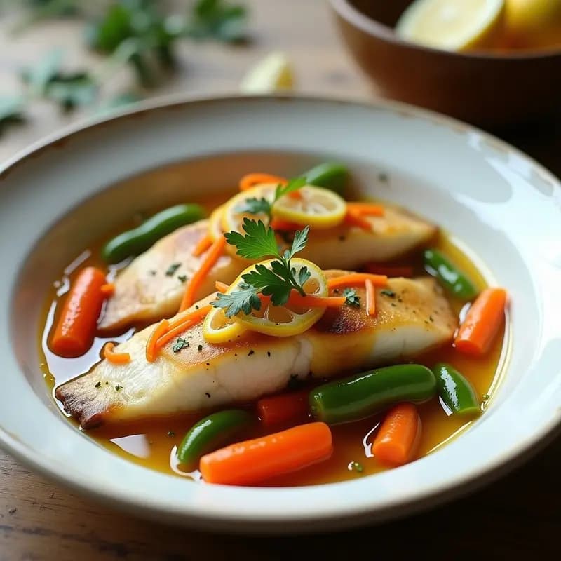 Mercado de Pescado en Escabeche: Entrante Frío con Zanahoria y Pimiento
